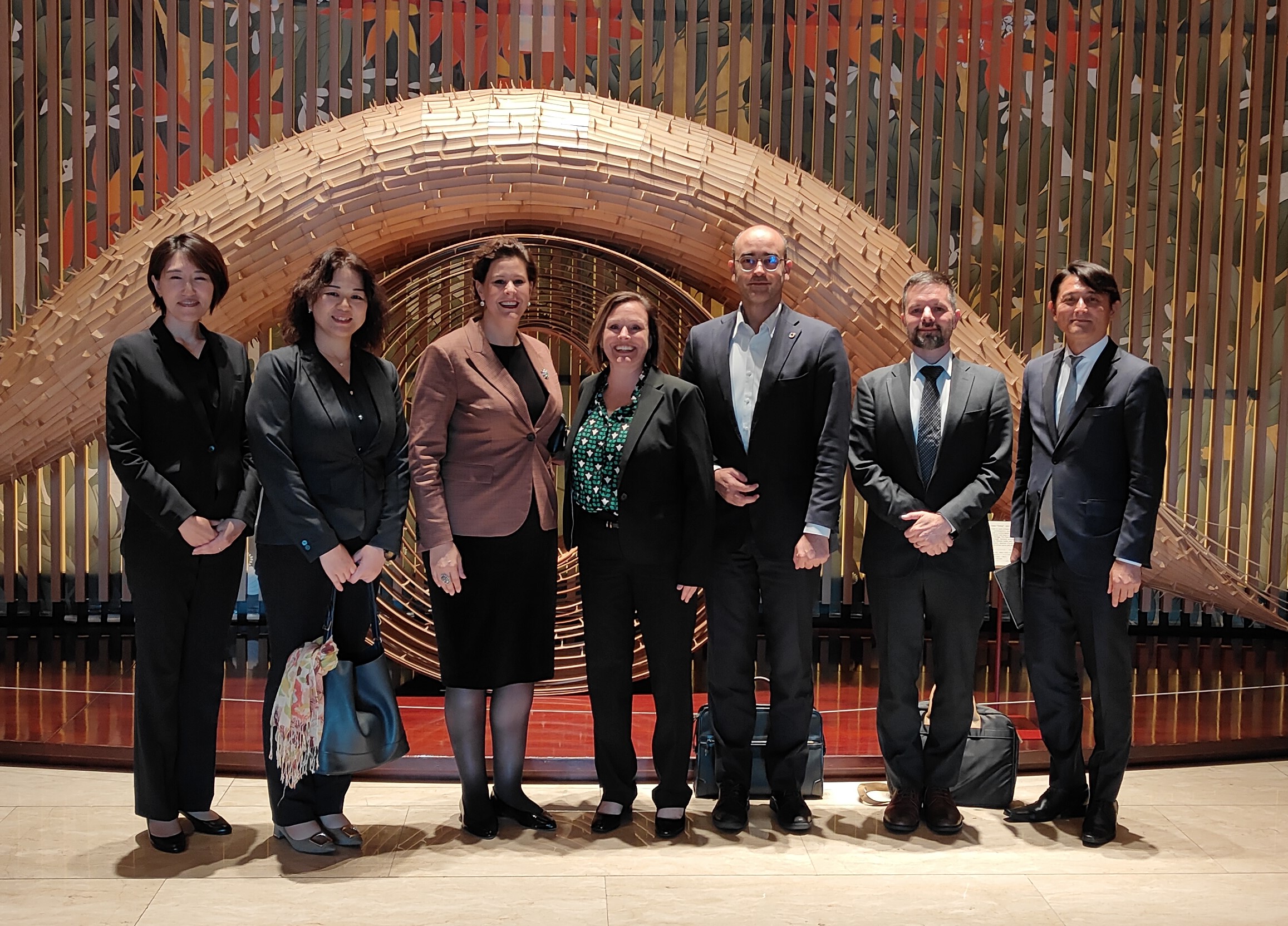 LUJ Leadership Meets with Peninsula Tokyo Hotel Team