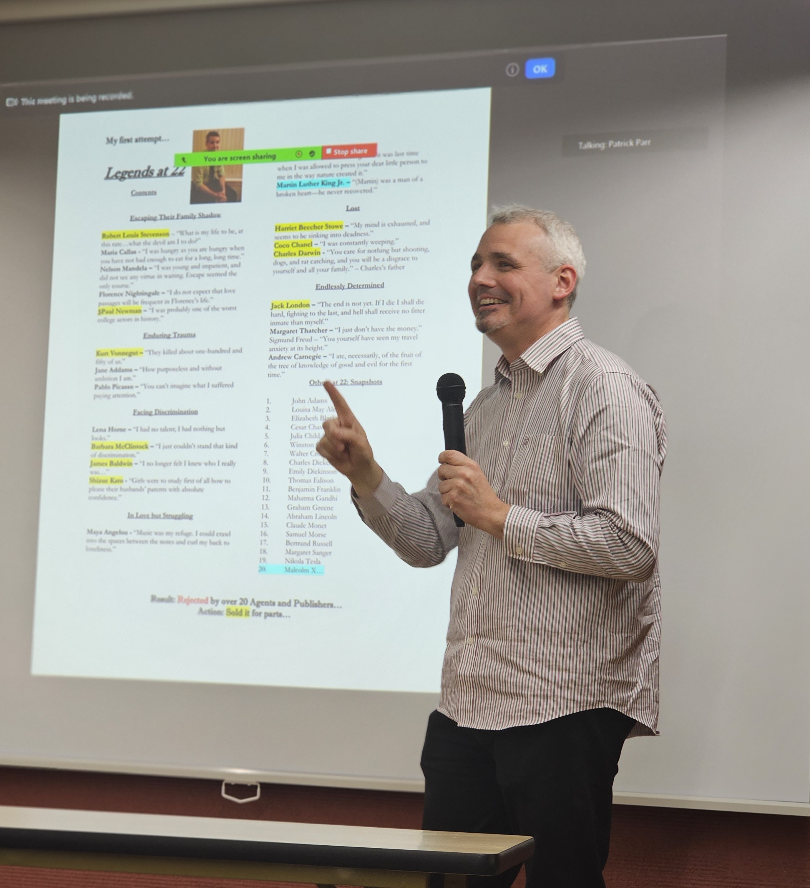 Biography: My Career in 3 Acts - A Lakeland Lecture by Patrick Parr