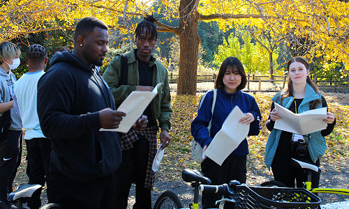 LUJ Students Visit Showa Kinen Park in Tokyo